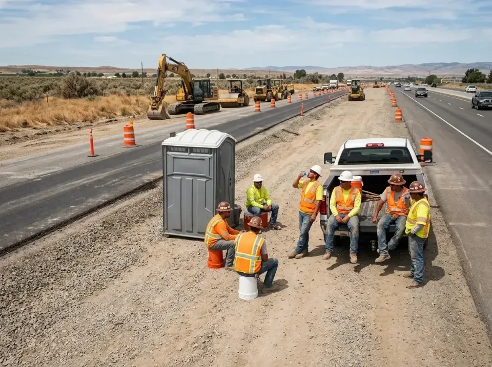 highway-road-construction-crew-007 — frequently asked questions, Porta Potty and Restroom Rentals in Park Hill, OK
